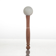 Mallet de madera de tazón de goma pelota de goma